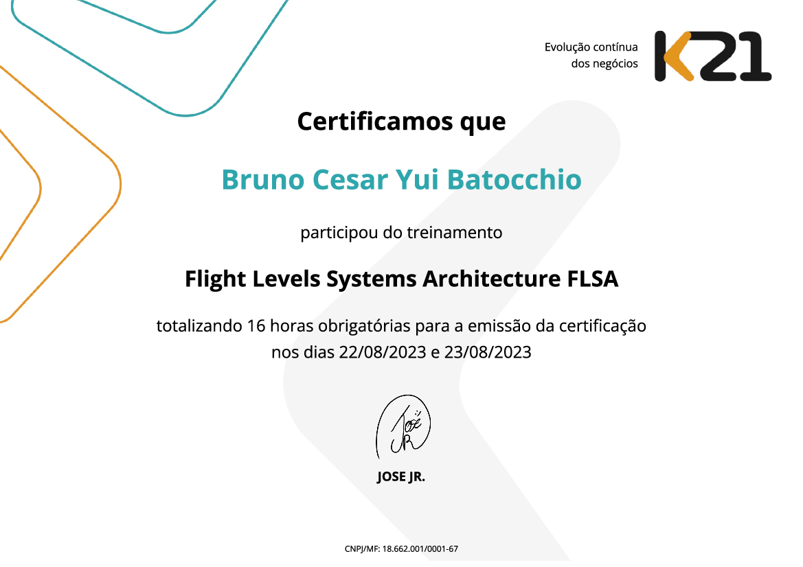 Certificado K21